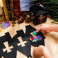VIHOSE 16 Sets Religious Crafts Kits Christian Cross Lantern Crafts Bulk Christian Sunday School Suncatcher Cross Ornaments Chur