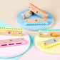 Hape Blues Harmonica - 10 Hole Wooden Musical Toy for Kids, Model E8918, Pink