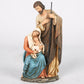 BC BUILDCLASSIC Holy Family Statue, 6" Renaissance Resin Figurine for Christmas Home Decor, Nativity Scene Collectible