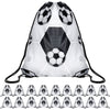 Coume 20 Pack Soccer Drawstring Bags 12 x 10 Inch Portable Sports Backpack Soccer Party Favors for Girls Boys Birthday Goodie Ba