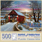 Bits And Pieces – Value Set Of Two 500 Piece Jigsaw Puzzles For Adults – The Joys Of Christmas, Winter Holiday Jigsaw Puzzles By Artist H. Hargrove, Completed Puzzle Size: 18' X 24'
