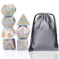 Role Playing Dice Set - 16mm Polyhedral DND Dice in Mixed Colors (Red, Dark Green, Light Green) - Perfect for Dungeons and Drago