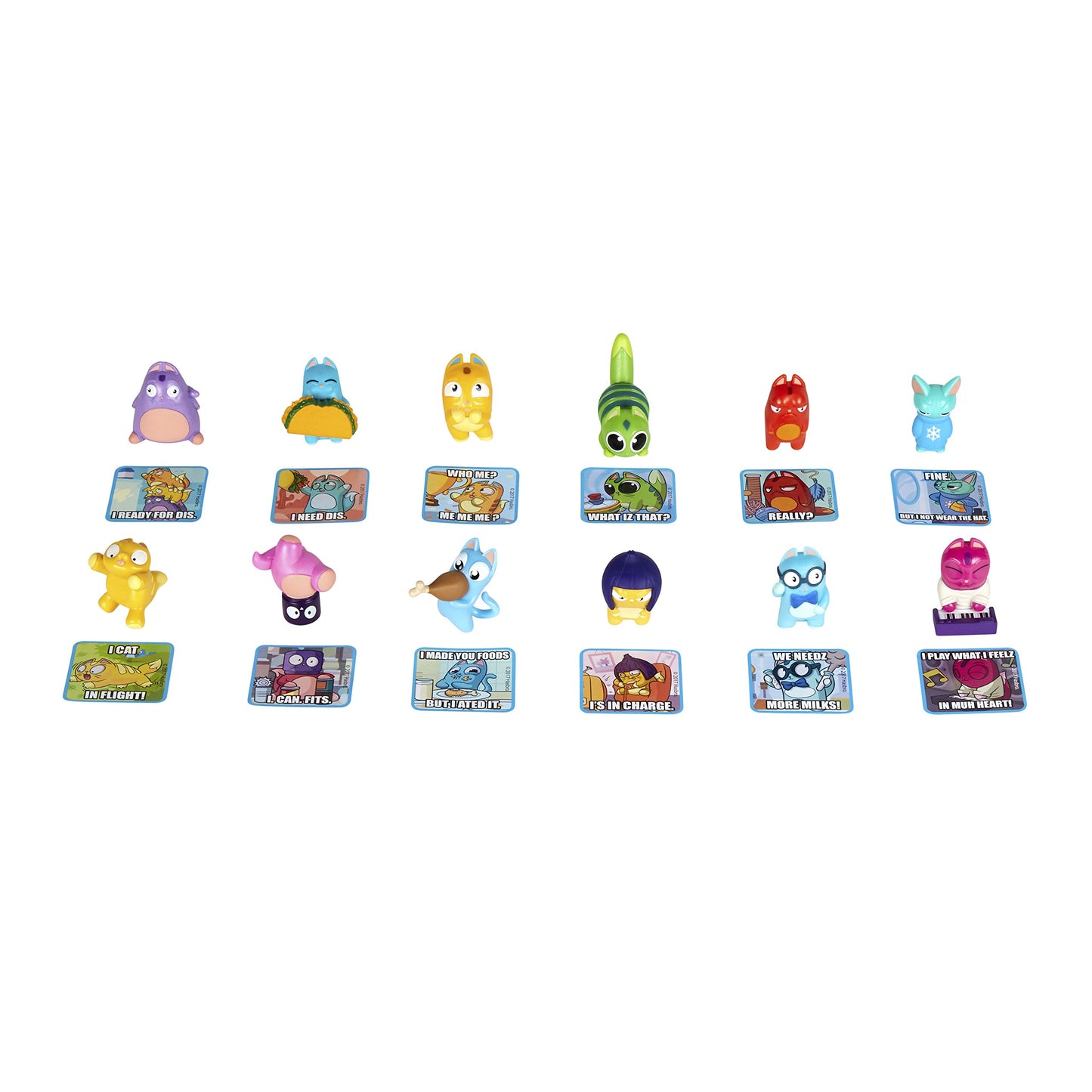 Lost Kitties Blind Box 3 Pack - Multicolor Plastic Toys, Model E4665, Fun Collectible Surprise