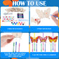 JellyArch 30 Pack Butterfly Wind Chime Making Kit for Kids Make Your Own Wind Chime Butterfly Wooden Crafts Ornaments for Girls