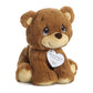 Aurora Inspirational Precious Moments Charlie Bear Stuffed Animal - Cherished Memories - Enduring Comfort - Brown 8.5 Inches