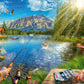Ravensburger - Life at The Lake - 1000 Piece Jigsaw Puzzle - Stunning Imagery of The Favorite Fishing Spot - Vibrant Colors - Frameable - enhanced Quality - Puzzles for mature-themeds
