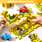 Beby Buty 48 Pcs Puzzle Racer Car Track Set Toys For Kids Boys, Christmas Toys Gifts For 3 4 5 Year Old Boys, Puzzle Racer Kids