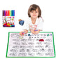 FunBlast English Alphabet Washable Coloring Mats, DIY Coloring Mat for Kids, Reusable & Washable Sketch Drawing Mats for Childre