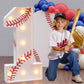 Marquee Numbers Baseball Birthday Decorations: 3Ft Large Party Decor Boy First 1St 21St Big Light Up Cardboard Number 1