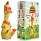 Gagster Rubber Chicken Dancing Toy - Mimicking Toy For Kids - Toy That Repeats What You Say & Tells Jokes, Singing & Talking, Electronic Yodeling For Anyone Who Loves Talking Toy And Funny Gag Gifts