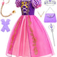 Syoimy Princess Dress For Girls Princess Dress Up Costume Birthday Party Halloween Cosplay Costume With Accessories
