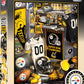 MasterPieces Game Day 500 Piece Jigsaw Puzzle for Adults - NFL Pittsburgh Steelers Locker Room - 15x21