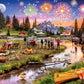 MasterPieces 1000 Piece Jigsaw Puzzle for mature-themeds  Family  Or Youth -  on The Mountain - 19.25x26.75