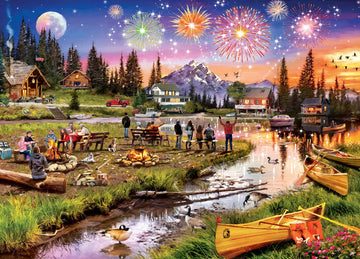 MasterPieces 1000 Piece Jigsaw Puzzle for mature-themeds  Family  Or Youth -  on The Mountain - 19.25x26.75