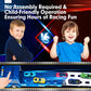 hahaland Toys for 2 Year Old Boy Birthday Gift - 2 in 1 Car Carrier Transforms into Race Tracks with Dual Launcher Toys for Ages