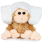 Ice King Bear Newborn Little Golden Monkey Stuffed Animal Plush Toy (With Bath Towel)