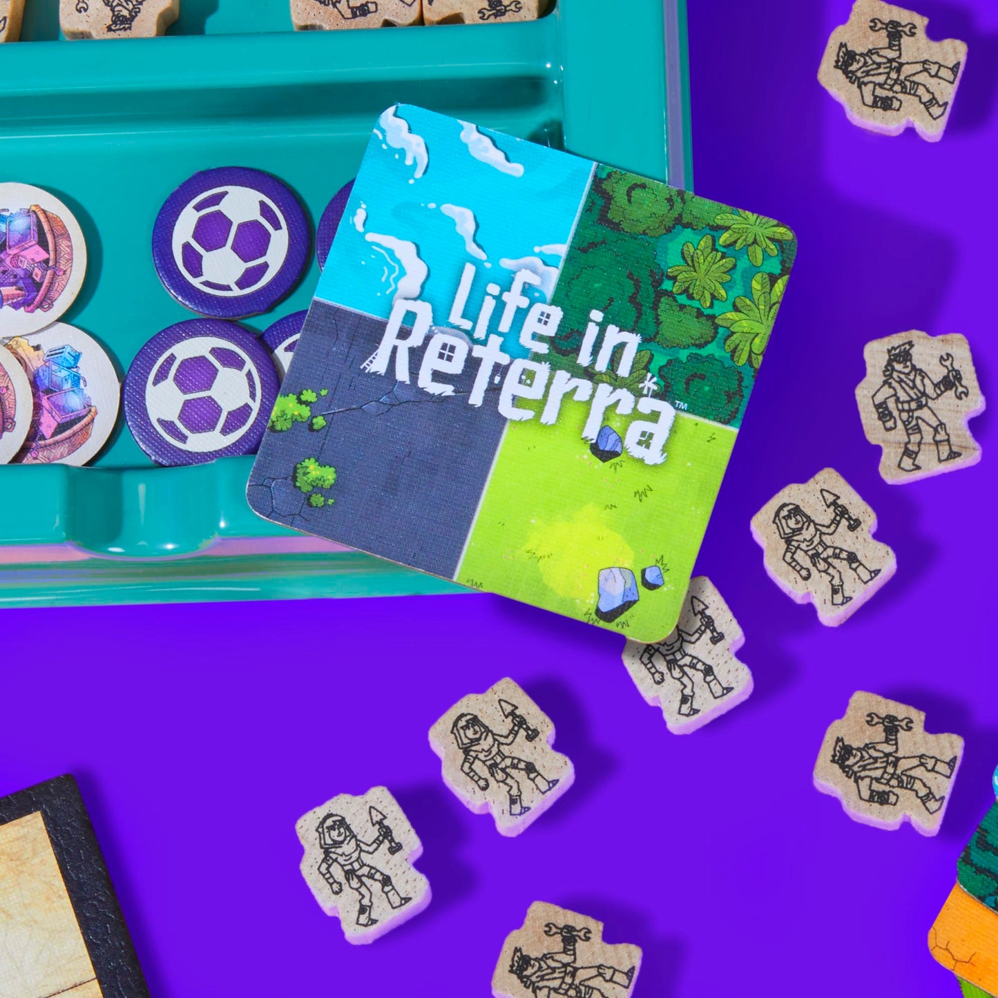 Hasbro Gaming Life in Reterra Strategy Board Game | Ages 10+ | 2-4 Players | Plastic | Small | Model F8847