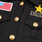 Costumerry Police Officer Costume For Kids Boys Cop Costume Halloween Dress Up (5-7 Years)