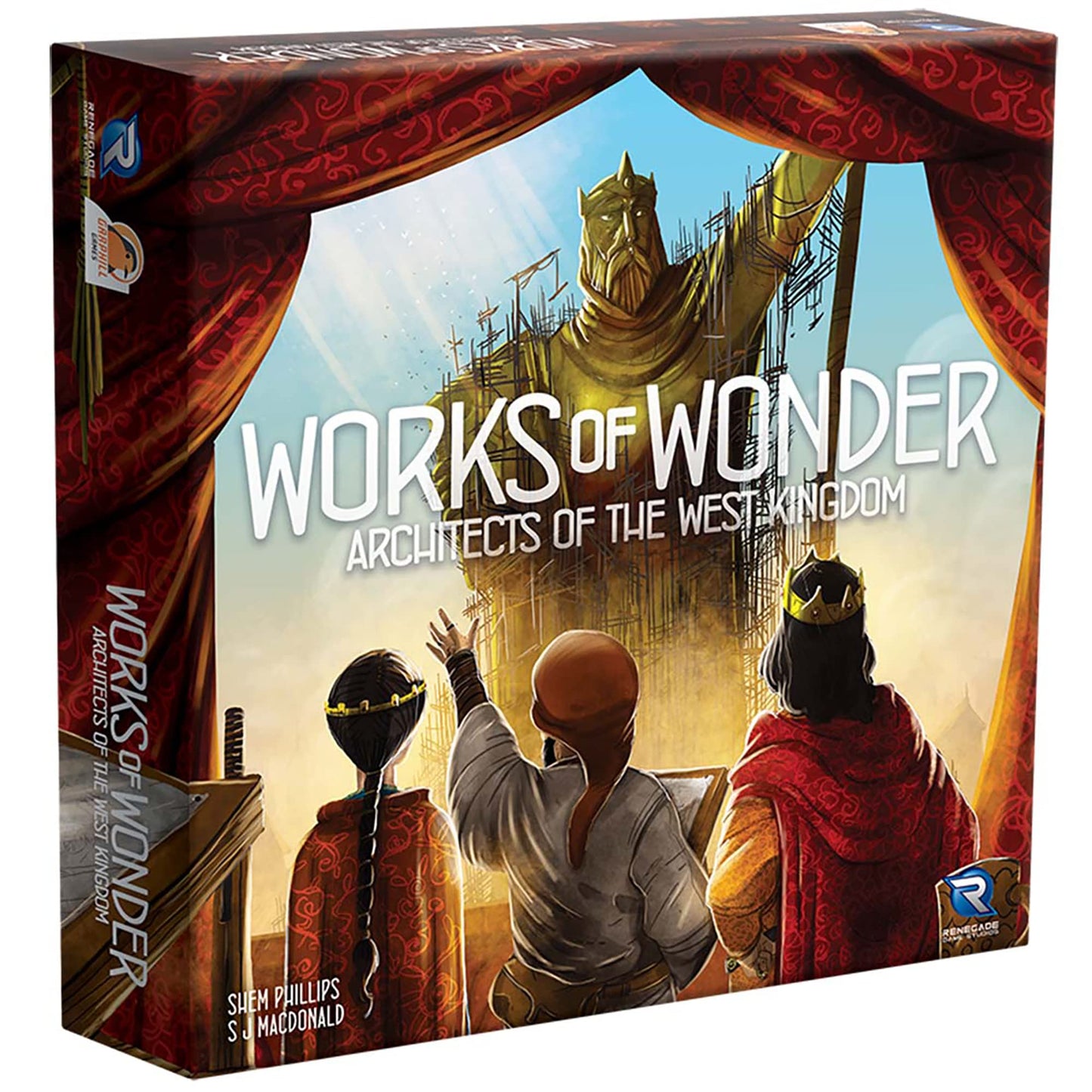 Renegade Games Studios Architects Of The West Kingdom: Works Of Wonder - Expansion To Architects Of The West Kingdom. 1-5 Players, Ages 12+, 60-80 Min Game Play