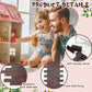 Sintuff 200 Pcs Brown Miniature Dollhouse Flooring Mini DIY Wooden Dollhouse Floor Boards 1:12 Scale Doll House Accessories for Model Decor
