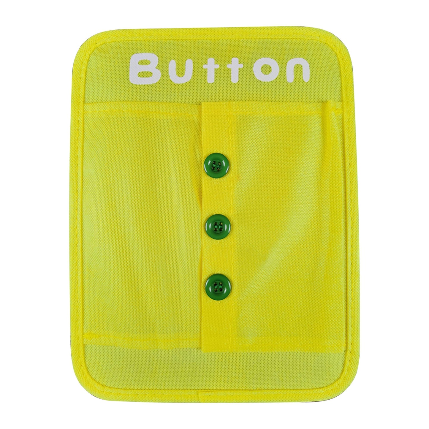 LST LISKTO Dress Learning Boards for Preschool - Teach Buttoning, Buckling, Zipping, and Tying - Medium, Assorted Fabric