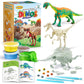 Drama Planet Air Dry Clay Dinosaur Craft Kit For Kids, Build And Design Your Own Dinosaurs With Modeling Clay, 3 Dinosaur Fossil