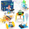 Stem Robotics Kit 6 Set Science Experiments Project Activities For Kids 6-8 8-12 Engineering Building Toy Electronic Motor Robot Craft For Boy 5 6 7 8 9 10 12+ Year Old Girl Gift Summer Outdoor Toy