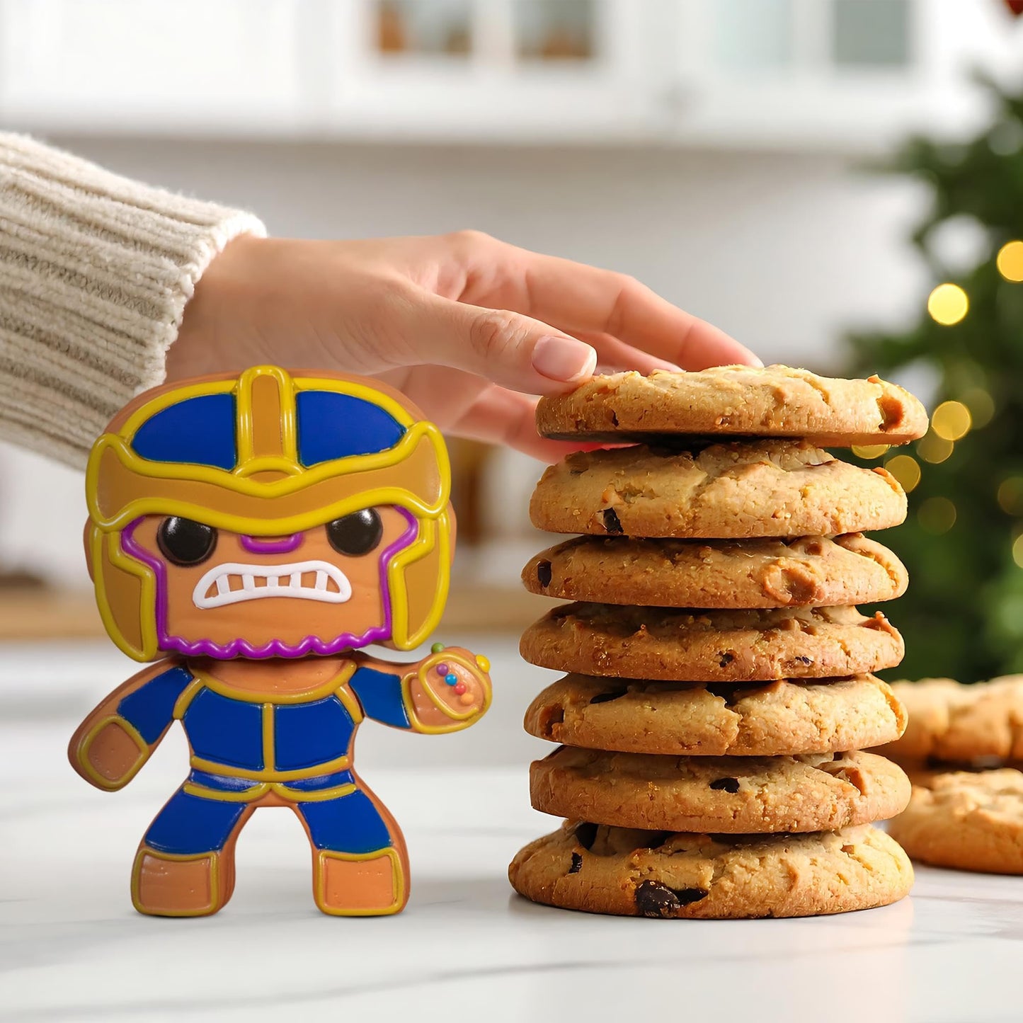 Funko Marvel Holiday POP Vinyl Figure | Gingerbread Thanos