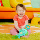 Bright Starts Tug Tunes Toy - On-The-Go Stroller & Carrier, Elephant, Medium, Plastic, Model 13087, Unisex, Newborn+