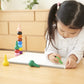 Aozora Baby Color Stackable Crayon Bit - 12 Basic Color Set (Japan Import)