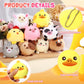 Skylety 9 Pcs Mini Plush Stuffed Animals Bulk 3.15 Inch Cute Soft Decompress Animals Plush Toys For Baby Shower Birthday Party Gifts Classroom Prizes Easter Basket Stuffers(Farm Animals)