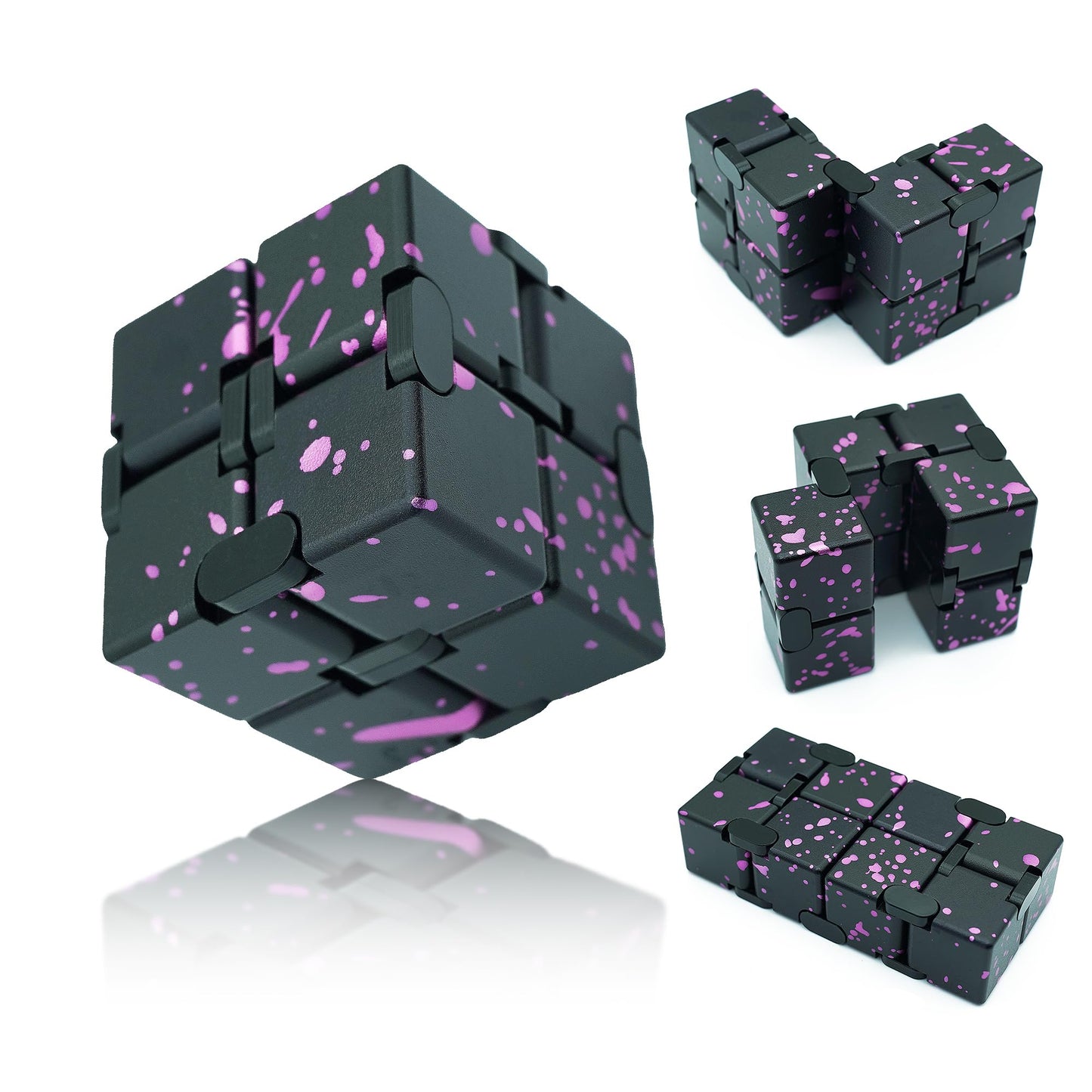 Dolasev Infinity Cube, Metal Fidget Toy Infinity Cubes, Adhd Fidgets Toys For Adults, Fidgets Sensory Toys For Kids, Adults Fidg