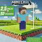 Mine Craft 3D Erasers, 6-Pack Deluxe Collector Set, 12 Iconic Characters to Collect, Own The Entire Series (Steve,Iron Golem,Vil