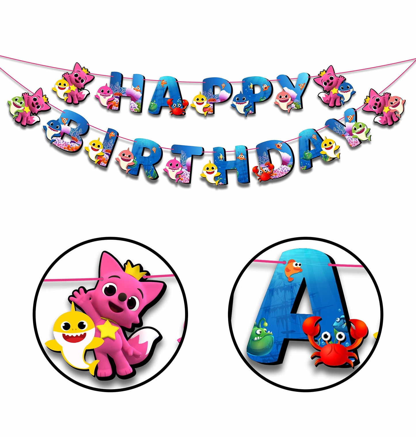 Seyal Spde and His Amzing Frinds Happy Birthday Banner