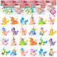 24 Pack Valentines Day Gifts for Kids - Unicorn Building Set & Cards - Valentines Party Favors for Classroom Exchange, STEM Scho