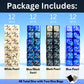 Luck Lab MTG Magic Life Counter Dice, 48 PCS - Compatible w/Magic Card Game Accessories, CCG Creature Stats w/ 2 Dice Bags (Blue