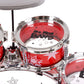Toy Drum Set For Kids, 7 Piece Set With Bass Drum With Foot Pedal, Tom Drums, Cymbal, Stool And Drumsticks For Toddlers, Boys An