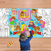 OHOME Jesus Giant Coloring Poster/Tablecloth - Jesus Birthday Party Decorations - 30 x 72 Inches Jumbo Coloring Banner Kids Craf