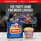 GAME NIGHT MEDIA Soundtrack Trivia Movie Game with Bluetooth Speaker, Hand Painted Pieces, 10.5"x10.5", Multi-color, Ages 8+