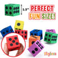 Big Foam Dice Set - 48-Pack, Jumbo, And Colorful Dice For Kids - Ideal For Boosting Math Skills, Great Gifts, And Party Fun