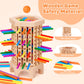 Montessori Game Wooden Board Games For Kids 4-6-8-12, 36 Colorful Stick Math Educational Toys Dice Games For 3 4 5 6 Year Olds,