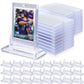24Pcs Magnetic Card Holders For Trading Card, Baseball Card Protectors With 24 Stands, 35Pt Acrylic Hard Card Sleeves Case For Sports Cards, Game Cards, Standard Cards Storage And Display
