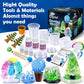 Unglinga Crystal Growing Experiment Science Kits For Kids, S.T.E.M Projects Learning Educational Toys Gifts Idea For Boys Girls, Grow 5 Vibrant Crystals Making Kit
