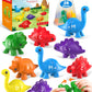 26Pcs Dinosaur Alphabet Learning Toys For Toddlers 2-4, Montessori Educational Toys Gifts For 2 3 4 Year Old Boy Girl, Preschool