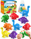 26Pcs Dinosaur Alphabet Learning Toys For Toddlers 2-4, Montessori Educational Toys Gifts For 2 3 4 Year Old Boy Girl, Preschool