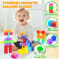 Feoxialy Magnetic Blocks - 52Pcs Translucent Magnetic Cubes, Digit Building Blocks Magnet Toys For Kids, Rainbow Stem Creativity Toys 3+ Year Old Boys & Girls Toddlers Kids Christmas Birthday Gifts