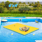 Outroad Floating Water Pad Mat, 3 Layers XPE Foam 6 Ft Lily Pad for Beach, Ocean, Lake, Roll-Up Floating Island for Water Recrea