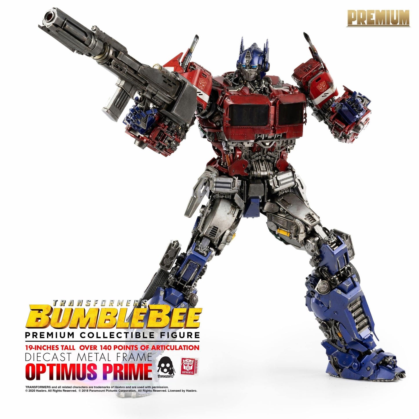 Transformers Bumblebee: Optimus Prime enhanced Collectible Figure  Multicolor