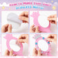 BeYumi Princess Foam Mirror Craft - 18 Pack DIY Decorate Your Own Princess Mirror Craft Kits for Kids Unbreakable Kids Mirrors f
