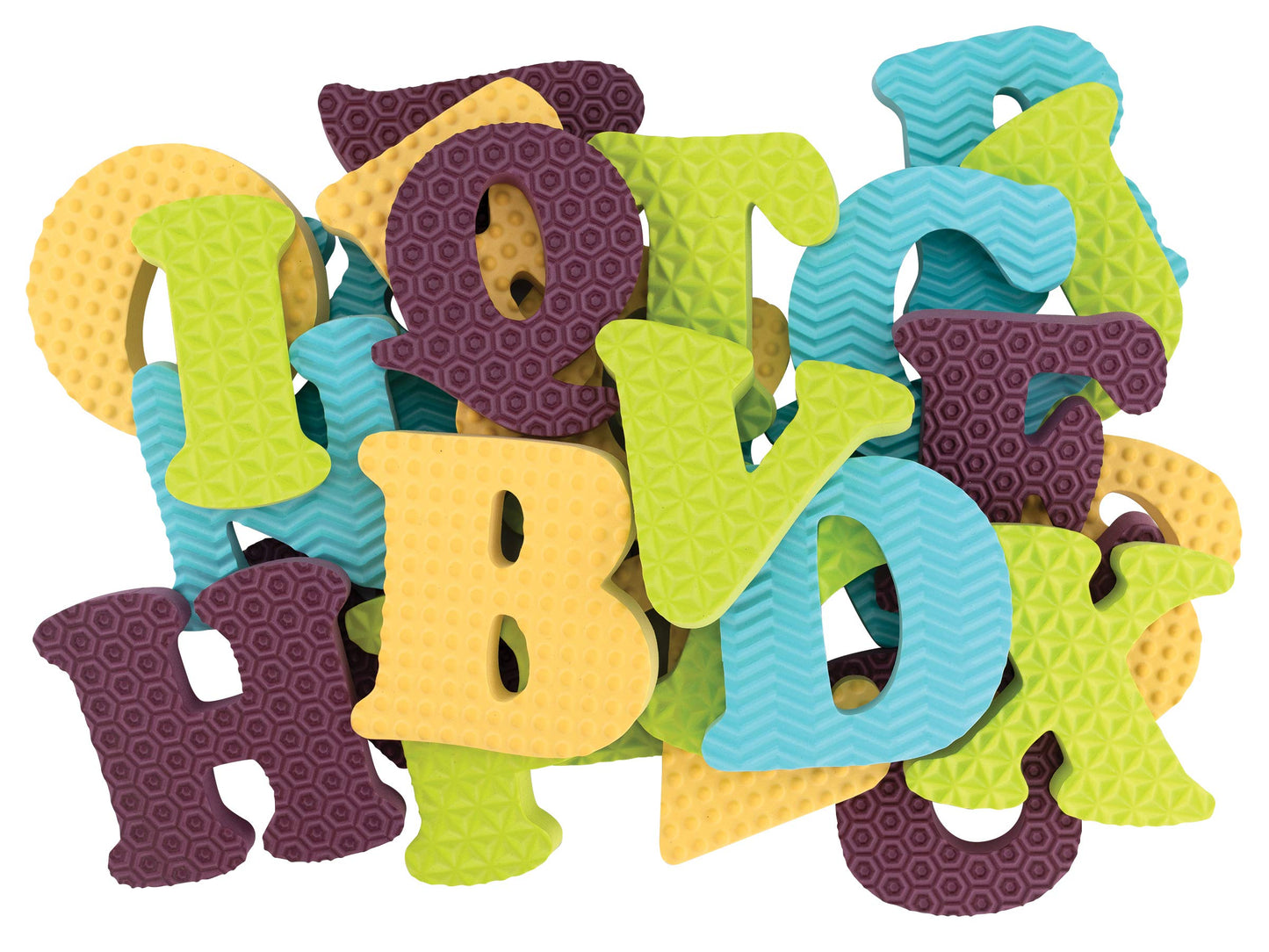 Chenille Kraft Wonderfoam Big Letters (Ac4397), Assorted Colors, 26 Pieces